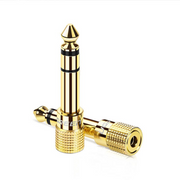 Ugreen 20503 adapter za promjenu tipa priključka kabela 6.35mm 3.5mm Zlatno