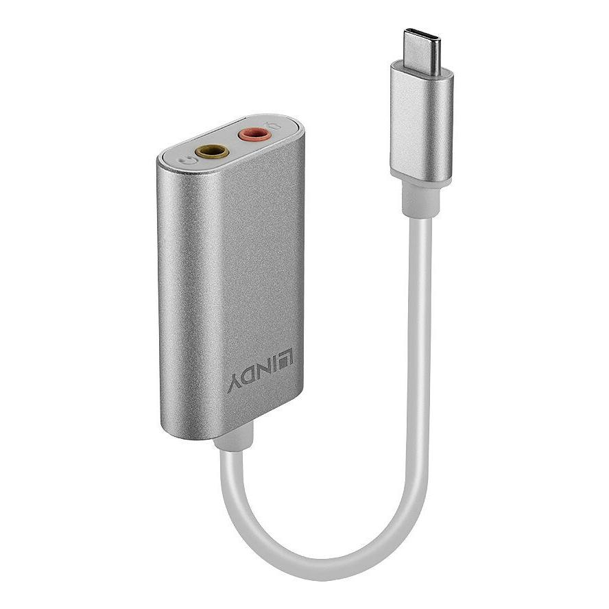 Lindy 42711 kabel za mobitel Bijelo USB C 3.5mm