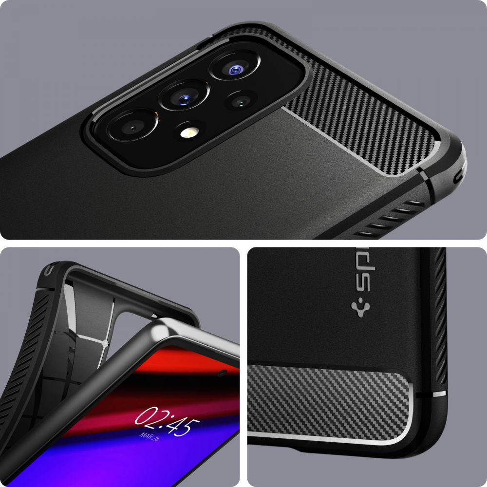 SPIGEN RUGGED ARMOR ZA SAMSUNG GALAXY A53 5G MAT ČRNA