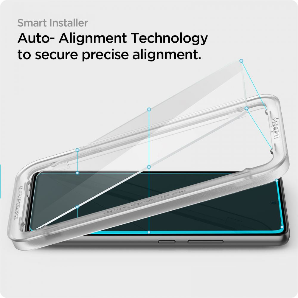 SPIGEN ALM GLAS.TR KALJENO STEKLO 2-KOSOVNO PAKIRANJE ZA SAMSUNG GALAXY A53 5G CLEAR