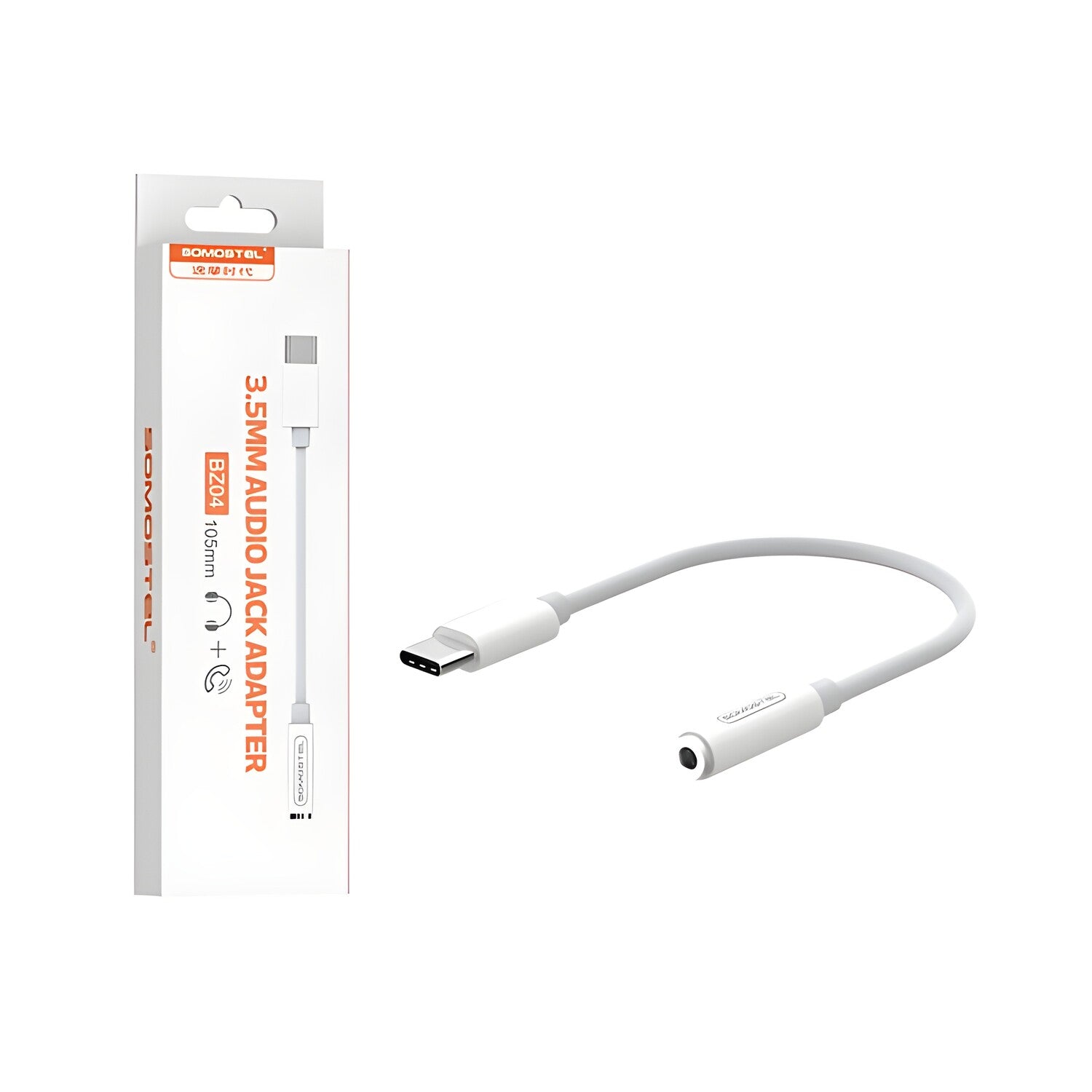 Adapter audio jack 3.5mm na USB C - Bijela KP26288