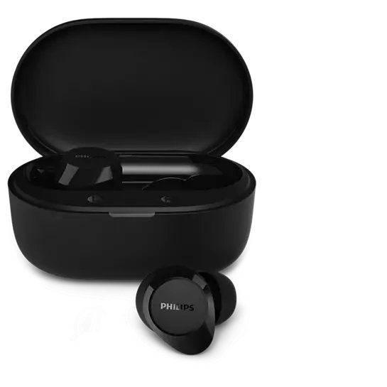 Philips TAT1300BK/00 naglavne slušalice i slušalice s ugrađenim mikrofonom Bežično U uhu Pozivi/glazba USB Tip-C Bluetooth Crno