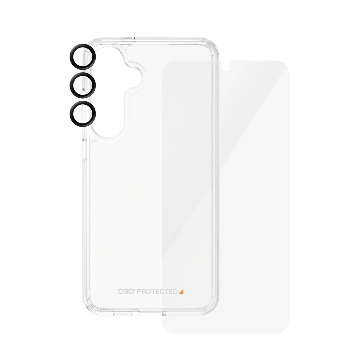 PanzerGlass 3-in-1 Bundle Glas, Case, Cam Prozirna zaštita za zaslon Samsung 1 kom