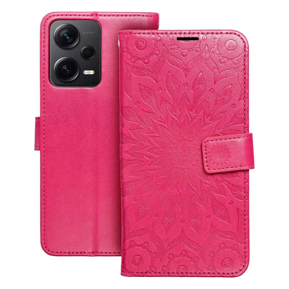 MEZZO Book etui za XIAOMI Redmi NOTE 12 5G mandala magenta