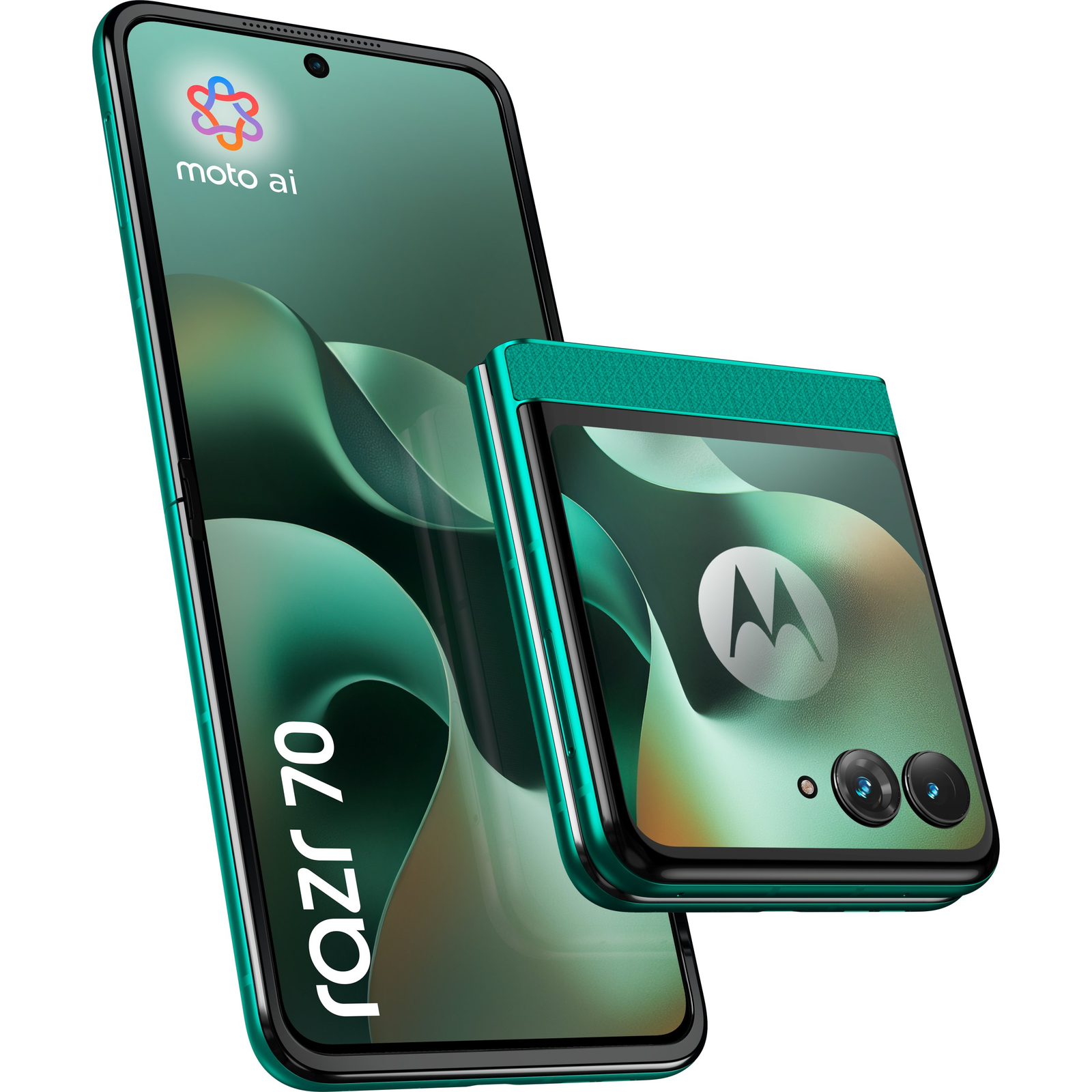 Motorola razr 70 17,5 cm (6.9") Dvostruki SIM Android 16.0 5G USB Tip-C 8 GB 256 GB 4800 mAh Tamno zeleno