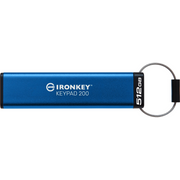 Kingston Technology IronKey Keypad 200 USB izbrisivi memorijski pogon 512 GB USB Tip-A 3.2 Gen 1 (3.1 Gen 1) Plavo