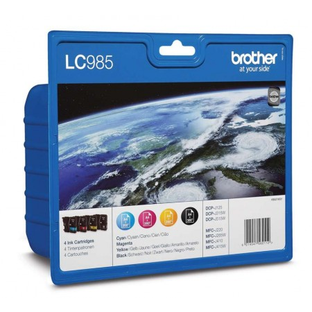 Brother LC-985VALBP spremnik s tintom 4 kom Original Crno, Plavo, Magenta, Žuto