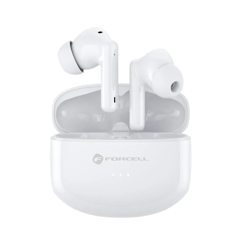 FORCELL F-AUDIO bežične/bluetooth stereo slušalice TWS ANC CLEAR Sound bijele