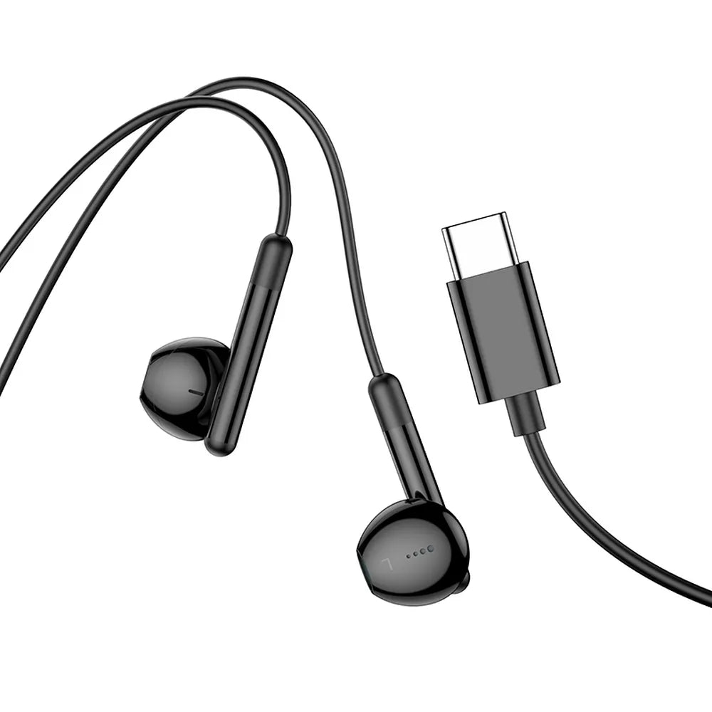 HOCO slušalke / in-ear slušalke Type C M93 črne