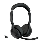 Jabra 25599-999-899 naglavne slušalice i slušalice s ugrađenim mikrofonom Bežično Obruč za glavu Ured / pozivni centar Bluetooth Postolje za punjenje Crno