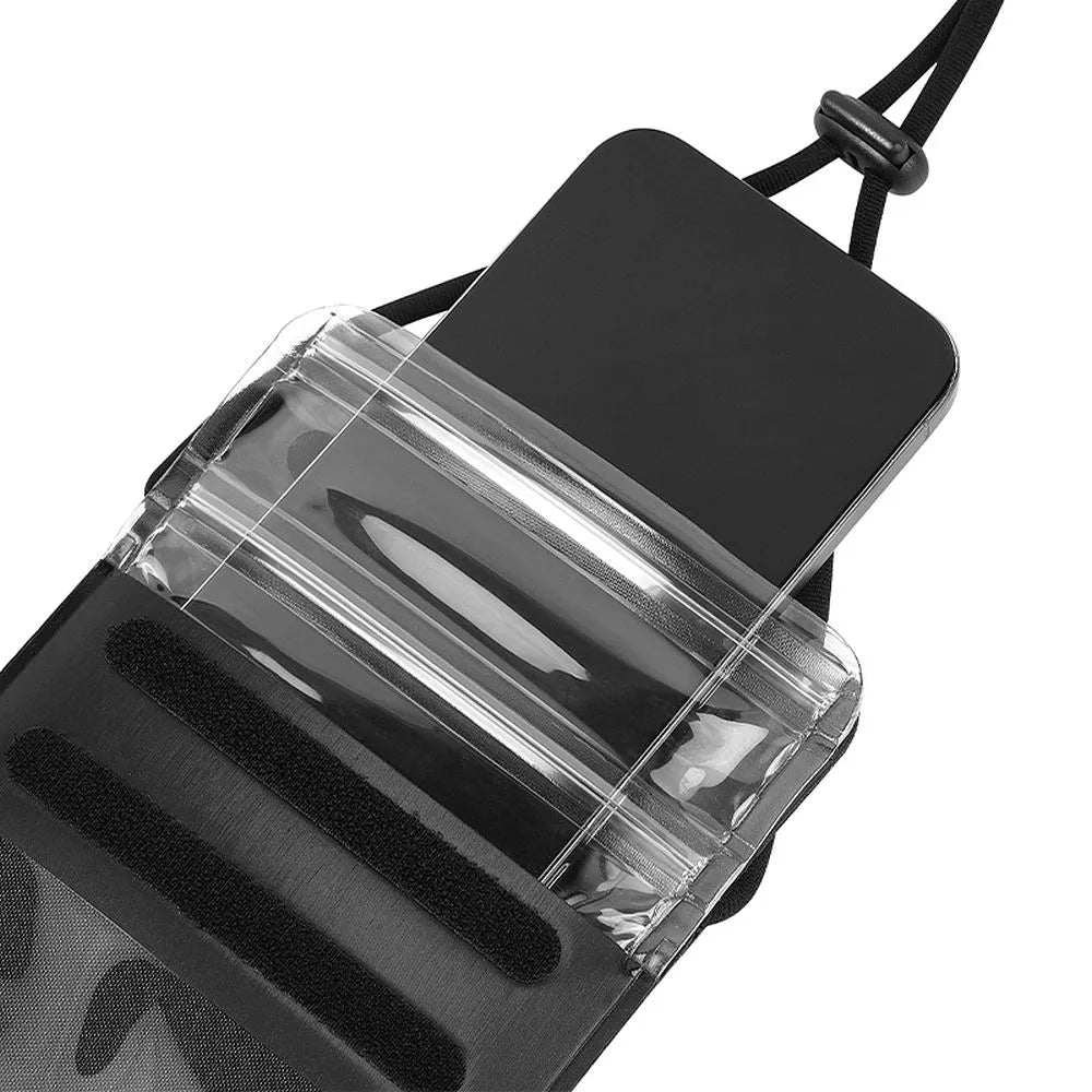 Hoco IP68 Vodotesna torbica za telefon 240 x 120 x 15 mm HX53 Črna