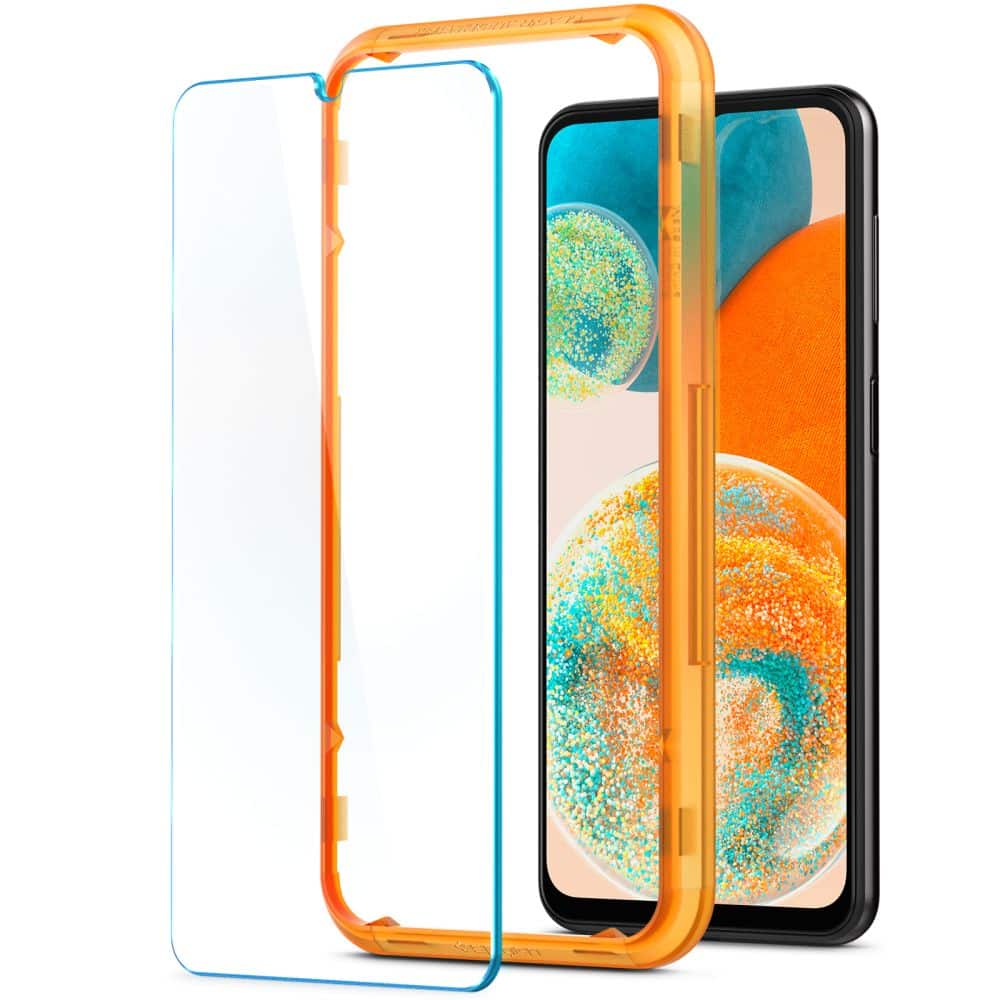 SPIGEN ALM GLAS.TR KALJENO STEKLO 2-KOS ZA SAMSUNG GALAXY A23 5G / LTE (AGL05279) CLEAR