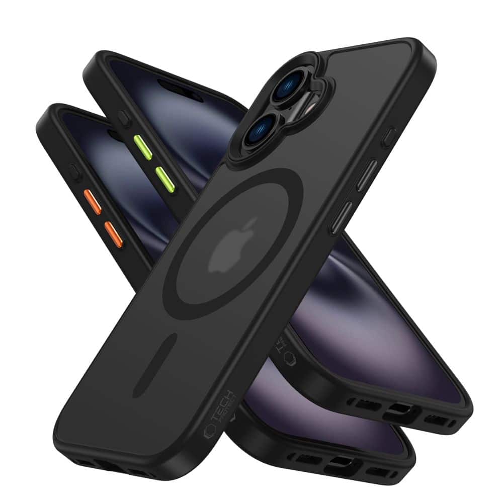 TECH-PROTECT MAGMAT XT 3-SET MAGSAFE MASKA ZA iPhone 16 - mat crna