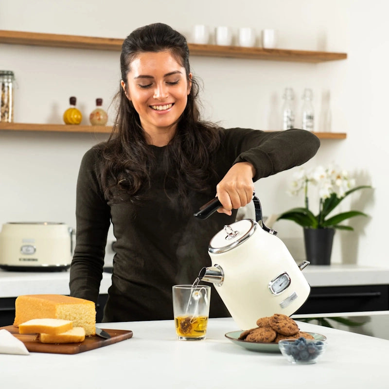 Westinghouse Retro White Kettle