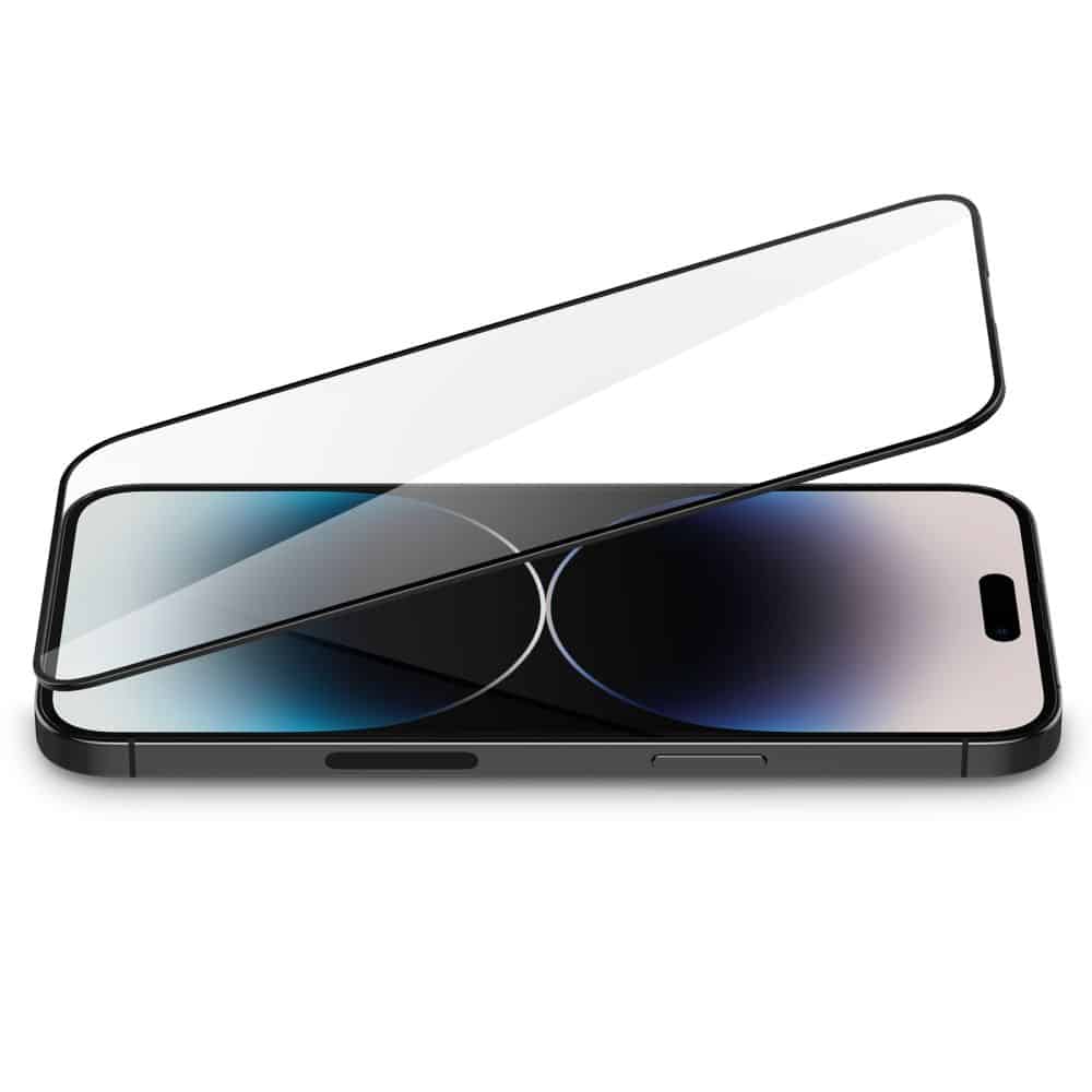 SPIGEN GLASS FC KALJENO STEKLO ZA IPHONE 14 PRO ČRNO