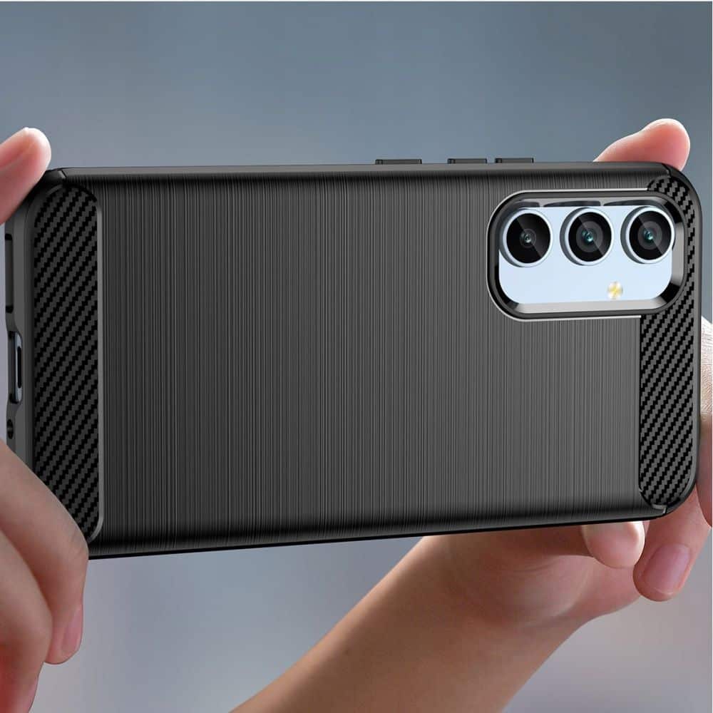 TECH-PROTECT TPUCARBON MASKA ZA SAMSUNG GALAXY A54 5G CRNA