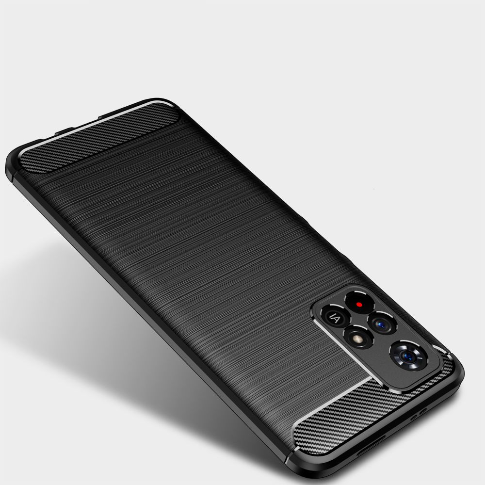 TECH-PROTECT TPUCARBON OVITEK ZA XIAOMI REDMI NOTE 11S 5G / POCO M4 PRO 5G ČRNE BARVE