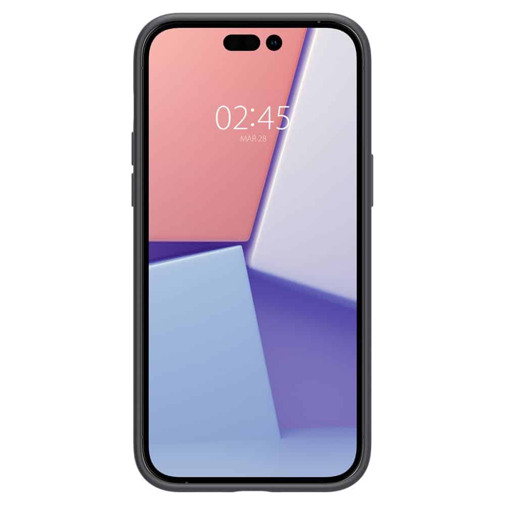 SPIGEN SILICONE FIT MAG MAGSAFE MASKA ZA IPHONE 14 PRO MAX ČRNA