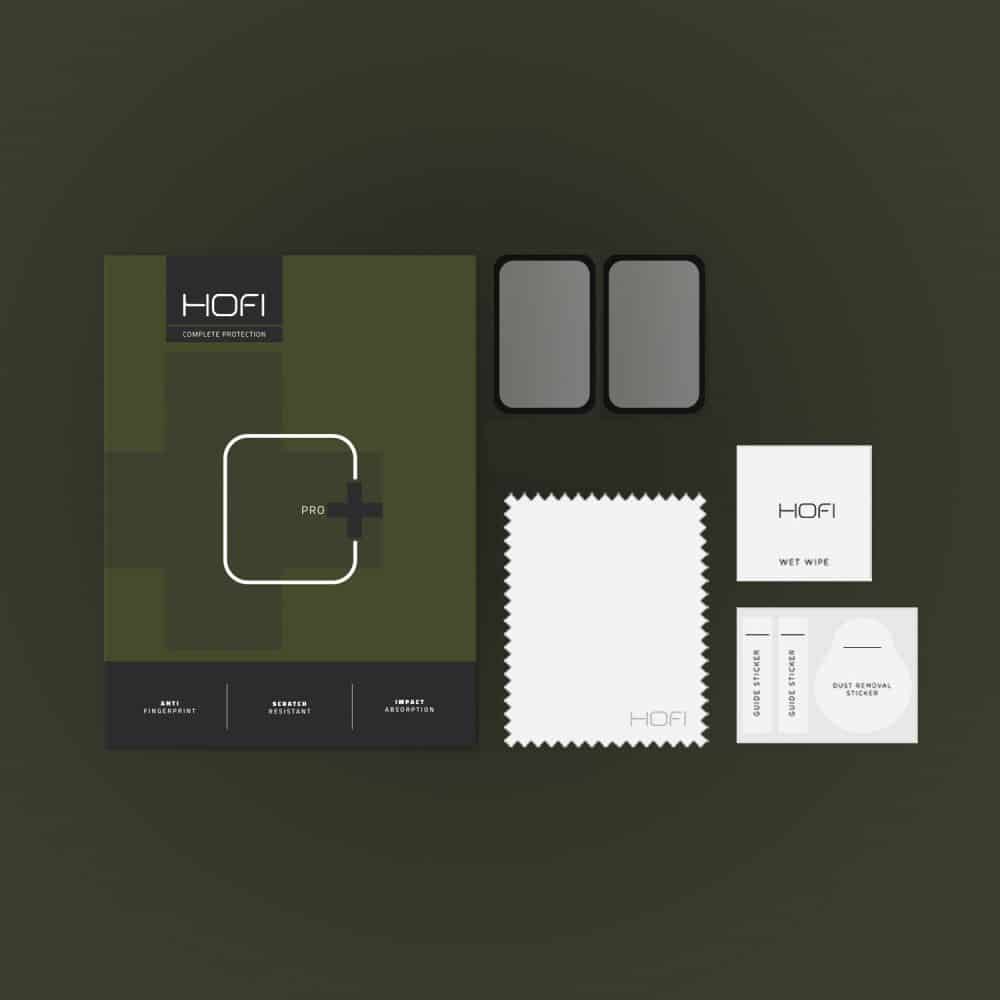 HIBRIDNO STEKLO HOFI HYBRID PRO+ 2-PACK ZA XIAOMI SMART BAND 7 PRO ČRNO
