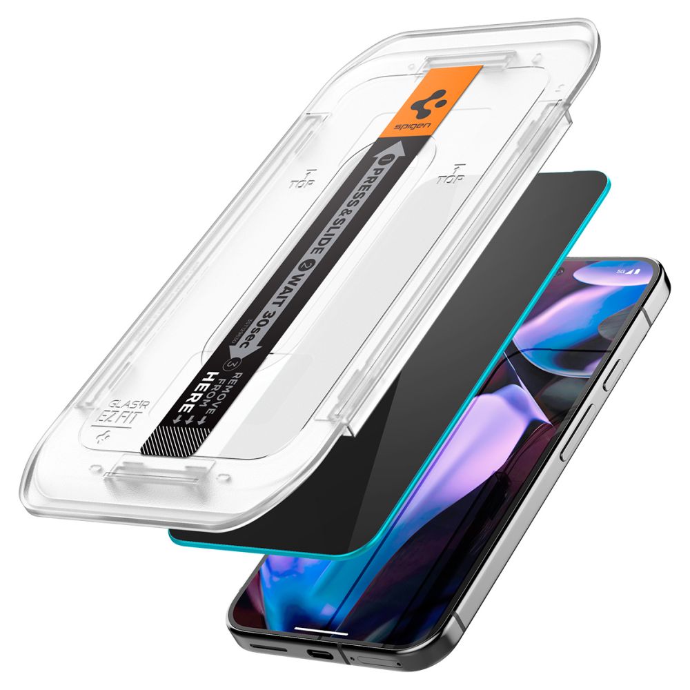 SPIGEN GLAS.TR EZ FIT PRIVACY STEKLO 2 KOS. ZA GOOGLE PIXEL 9 / 9 PRO/ 10 / 10 PRO
