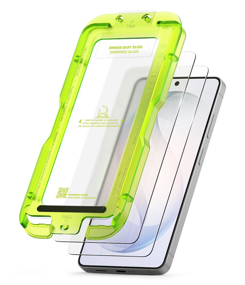 Kaljeno staklo Ringke Easy Slide (2 kom) za Samsung Galaxy S26 Ultra sa montažnim okvirom – clear