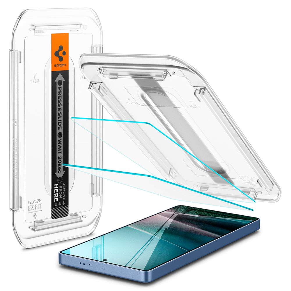 SPIGEN GLASS KALJENO STEKLO TR EZ FIT HD 2 kosa. AGL09082 ZA GALAXY S25 ULTRA CLEAR