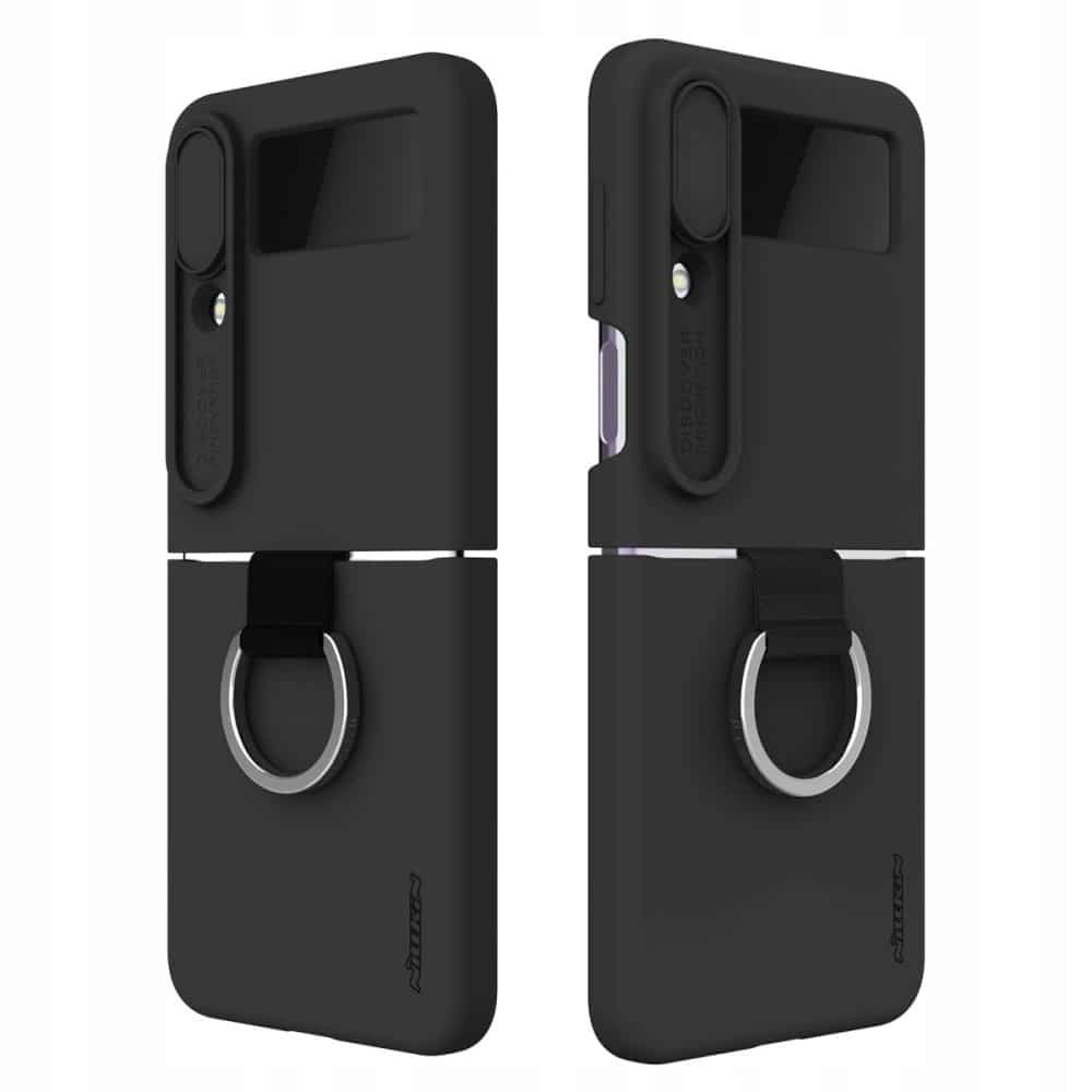 NILLKIN CAMSHIELD SILKY MASKA ZA SAMSUNG GALAXY Z FLIP 4 ČRNA