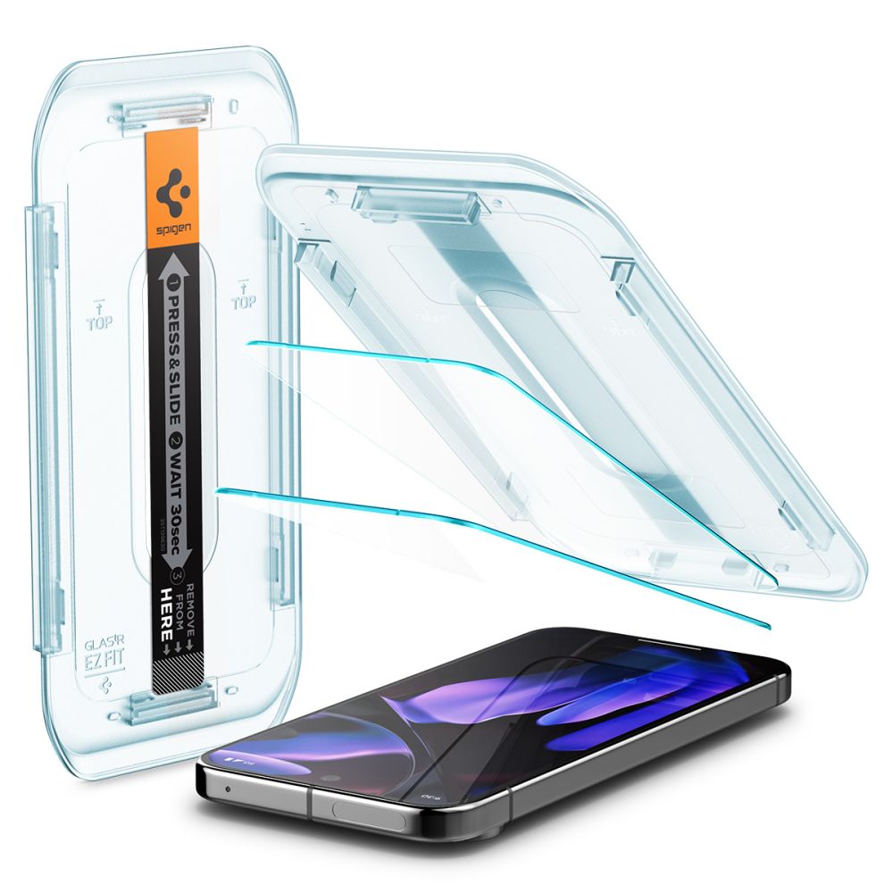 SPIGEN GLASS KALJENO STAKLO TR EZ FIT HD 2 kom. AGL08445 GOOGLE PIXEL 9 PRO XL/10 PRO XL CLEAR