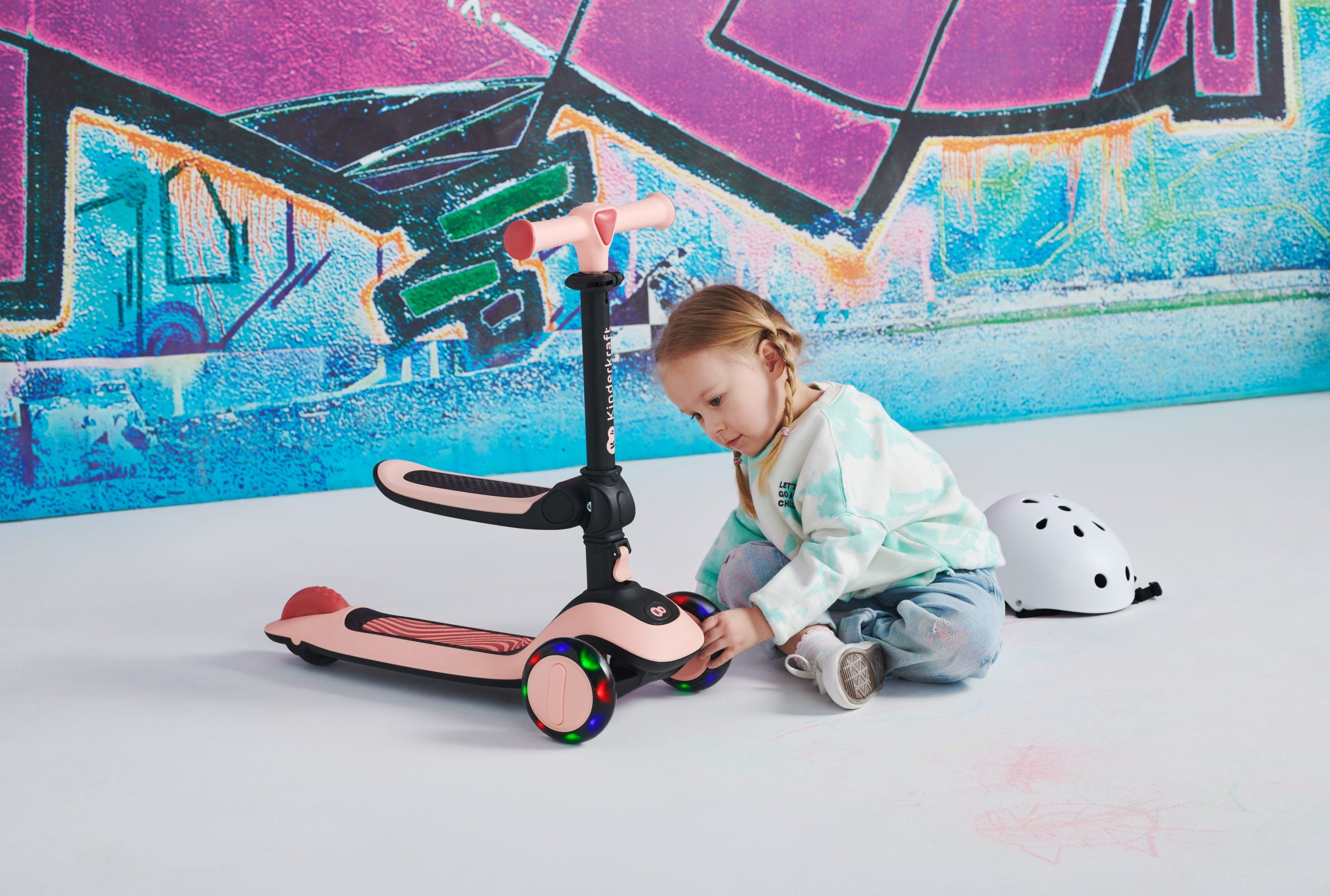 Kinderkraft romobil HALLEY STONE, grassland green