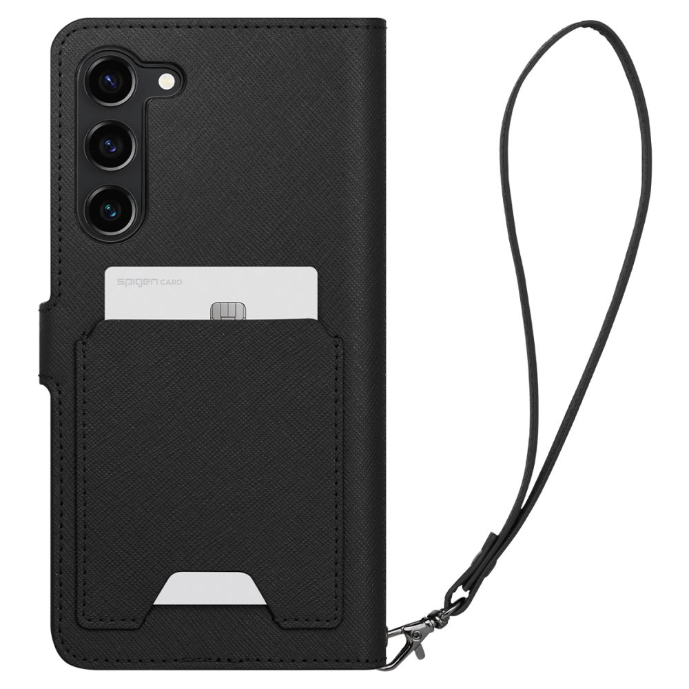 Spigen - Wallet S Plus za Samsung Galaxy S23 - črna