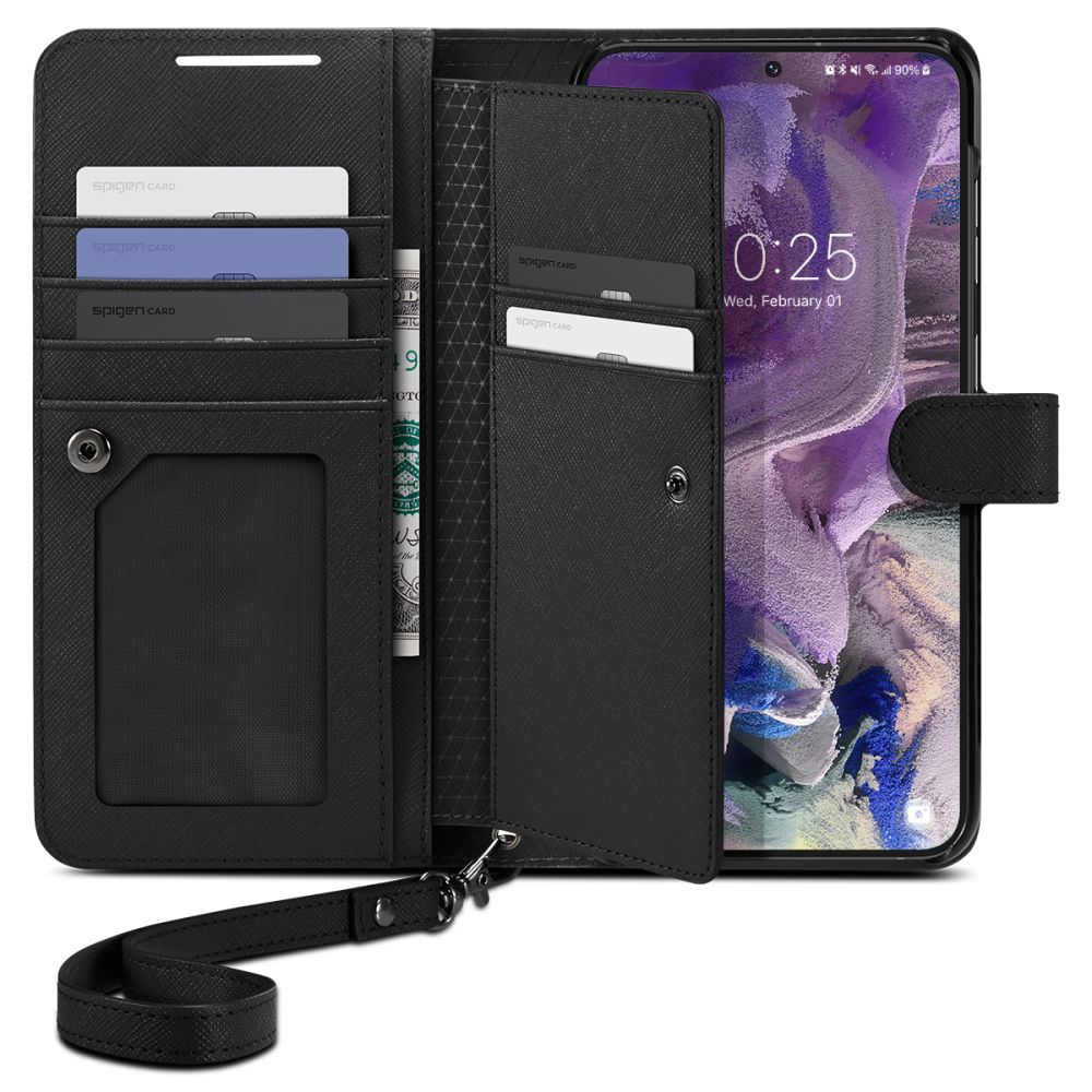 Spigen - Wallet S Plus za Samsung Galaxy S23 - črna