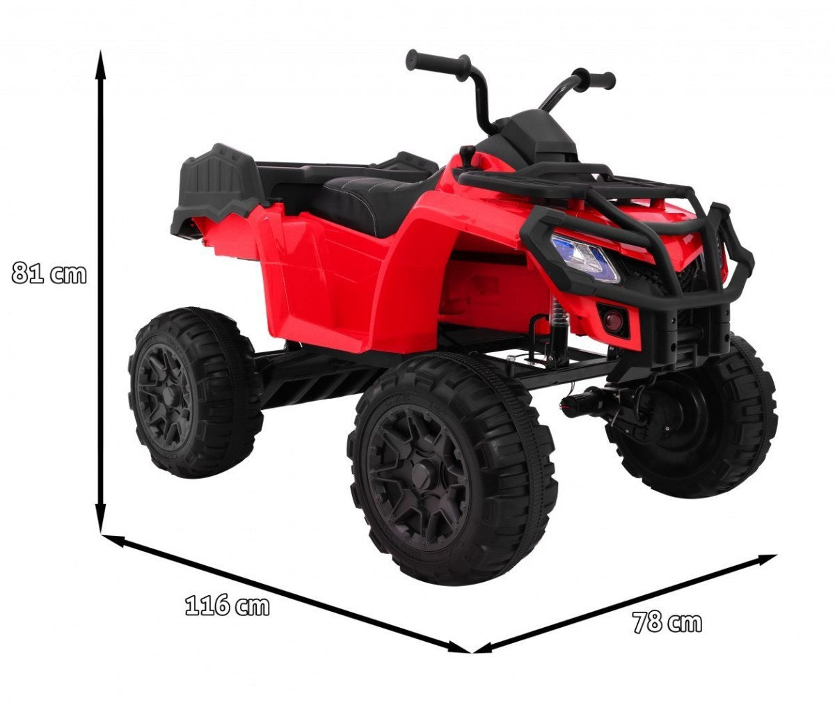 Quad na akumulator XL ATV - crveni