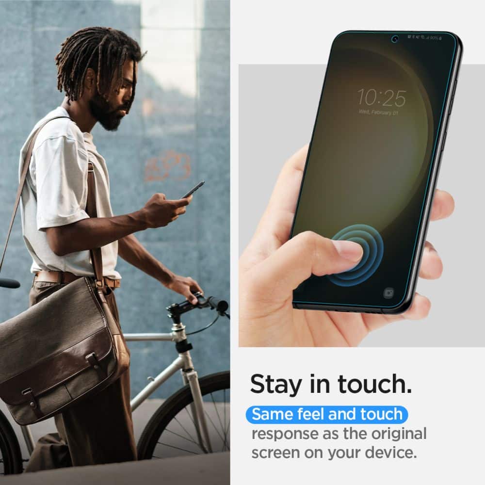 Spigen - Neo Flex (2 kosa) za Samsung Galaxy S23 - prozoren