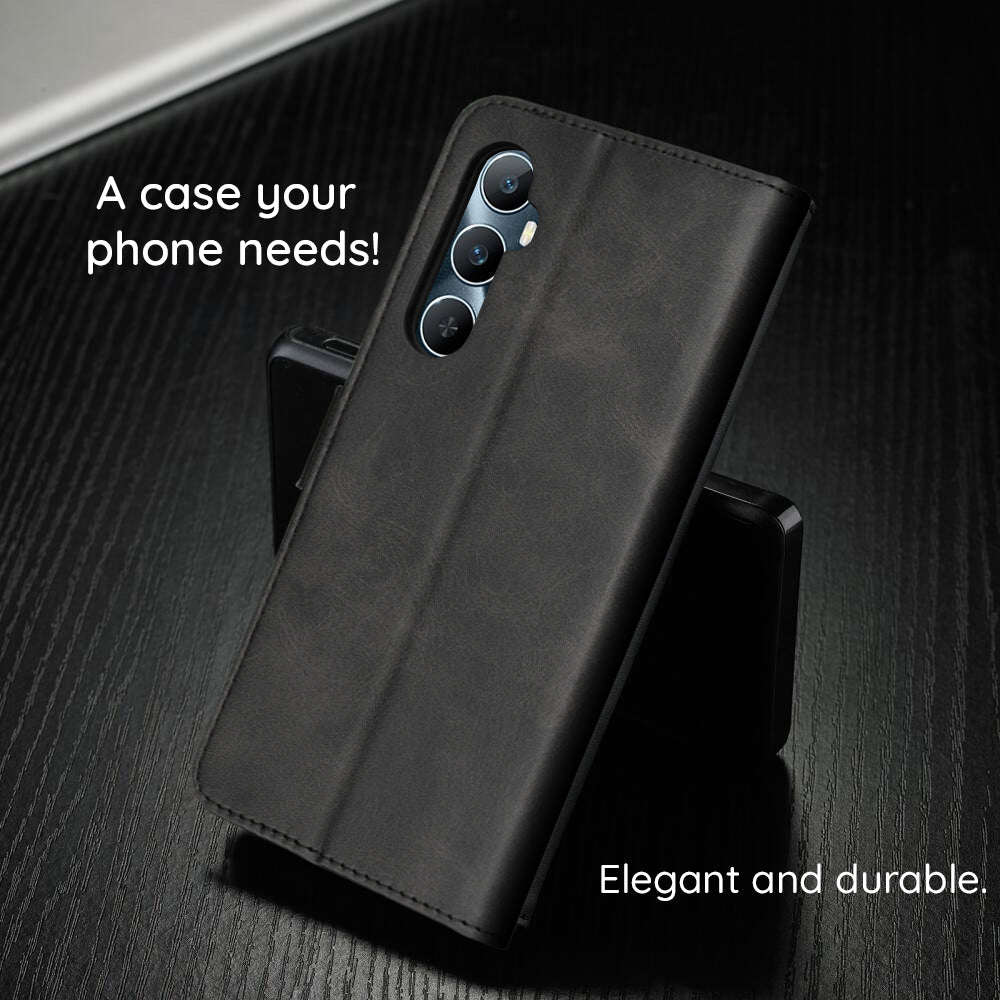 Preklopna torbica Techsuit Diary Book za Samsung Galaxy A15 4G / A15 5G - črna