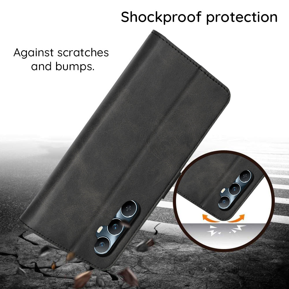 Preklopna torbica Techsuit Diary Book za Samsung Galaxy A15 4G / A15 5G - črna