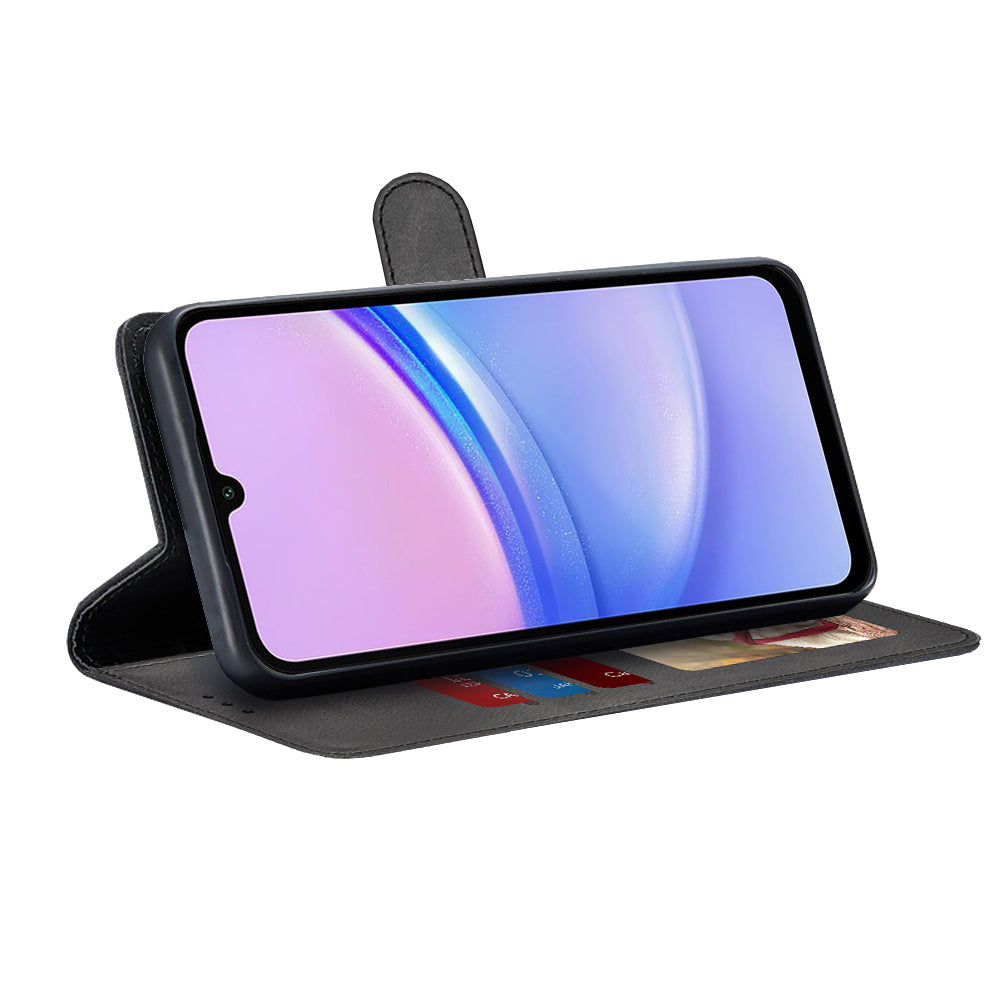 Preklopna torbica Techsuit Diary Book za Samsung Galaxy A15 4G / A15 5G - črna