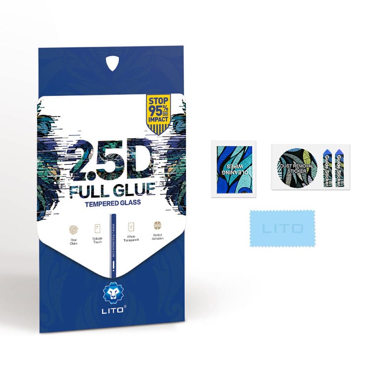 LITO 2.5D FullGlue staklo za Huawei Honor X8 / X8 a crno