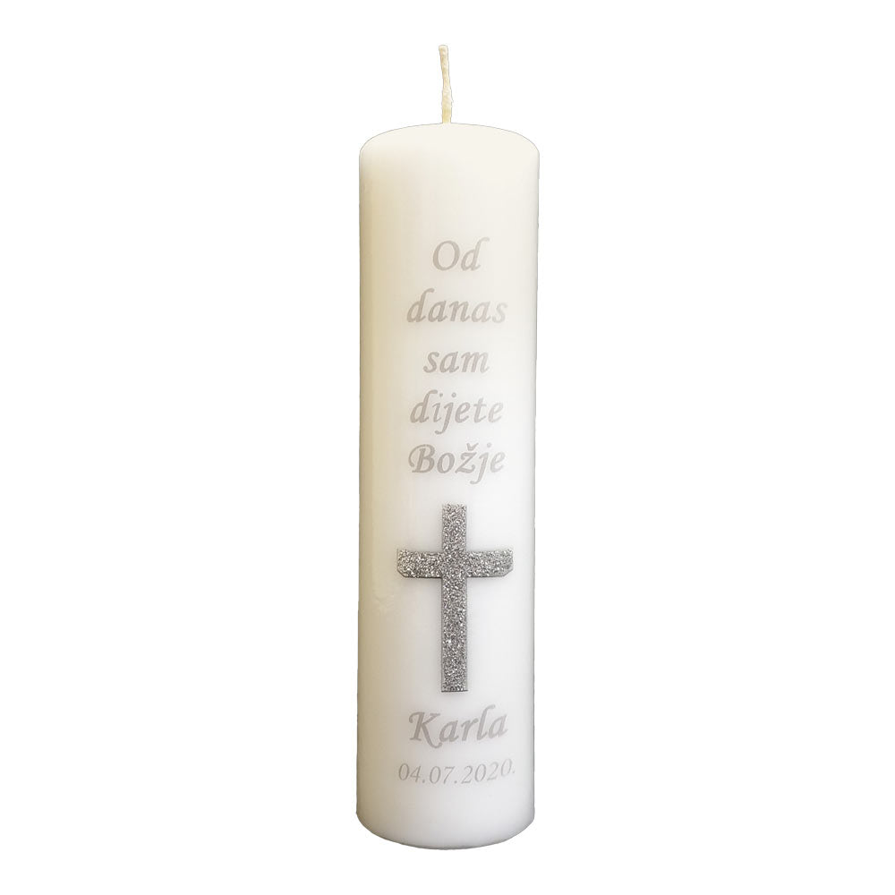 Personalizirana Krstna sveča – Darilo za novo življenje in posebno priložnost - 9. - 1769