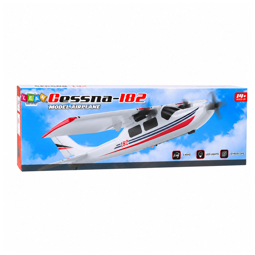 Avion na daljinsko upravljanje Cessna 182 2.4 GHz  - crveno/bijeli