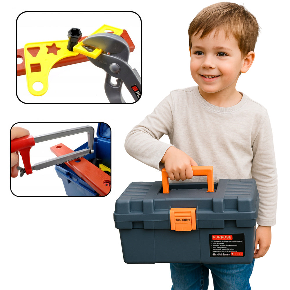 Dječji set alata u kutiji DIY - bušilica