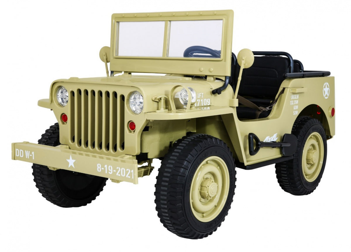 Retro Military Vehicle 4x4 Sand