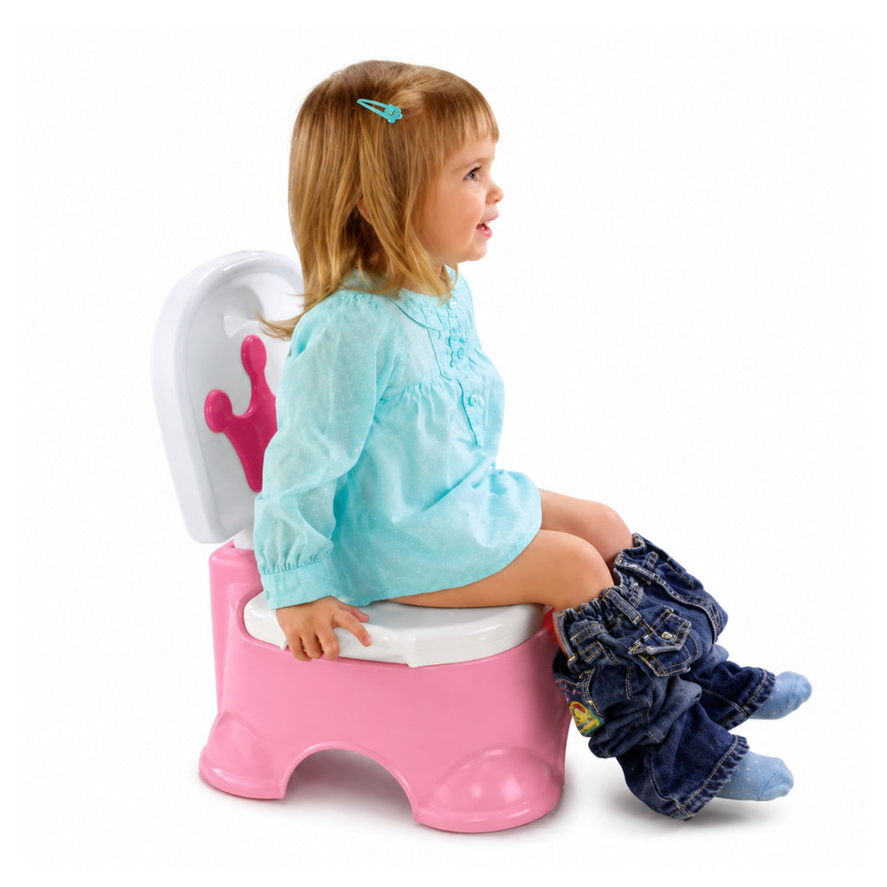 Interaktivna kahlica za bebe za učenje 5 u 1 - roza