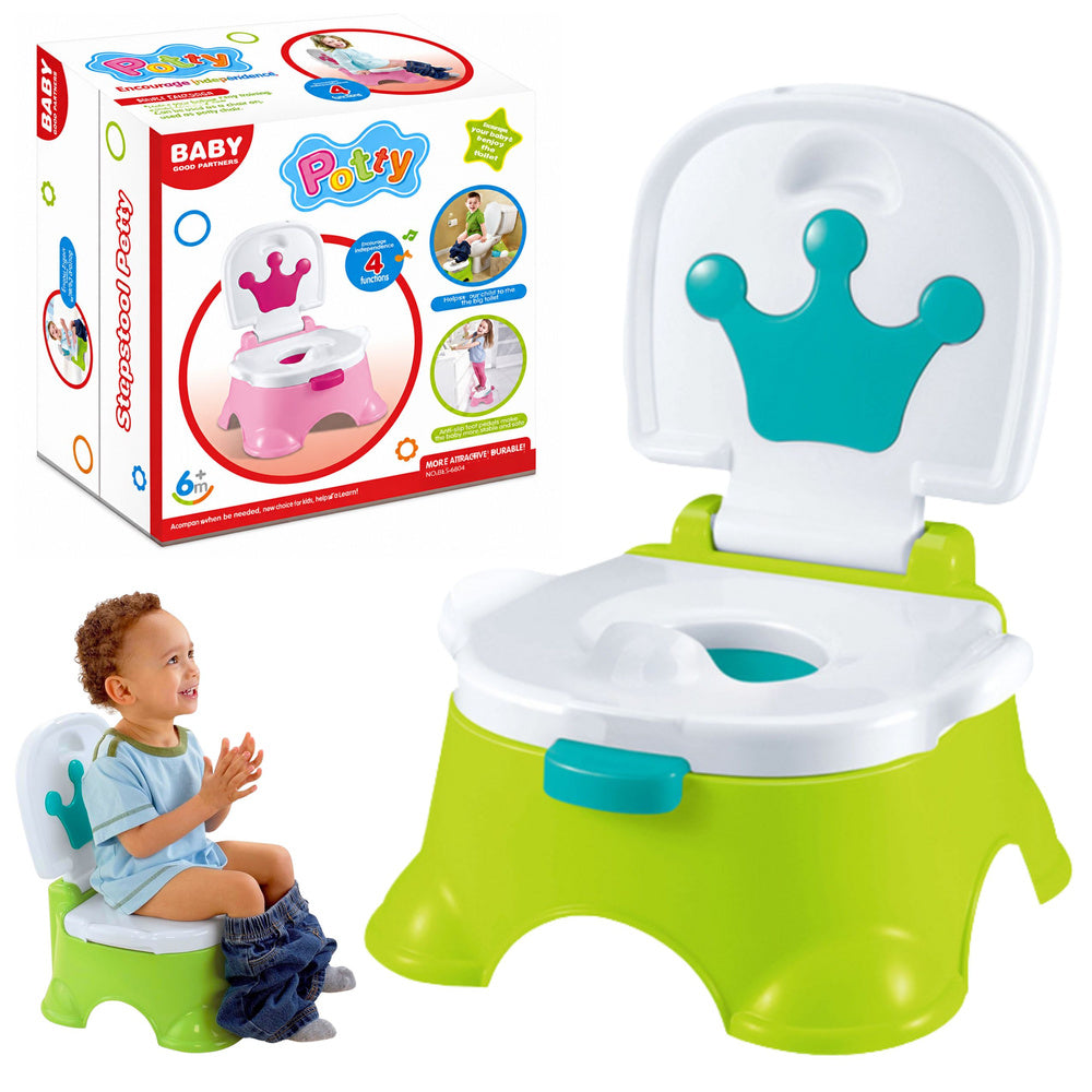 Interaktivna kahlica za bebe za učenje 5 u 1 - zelena