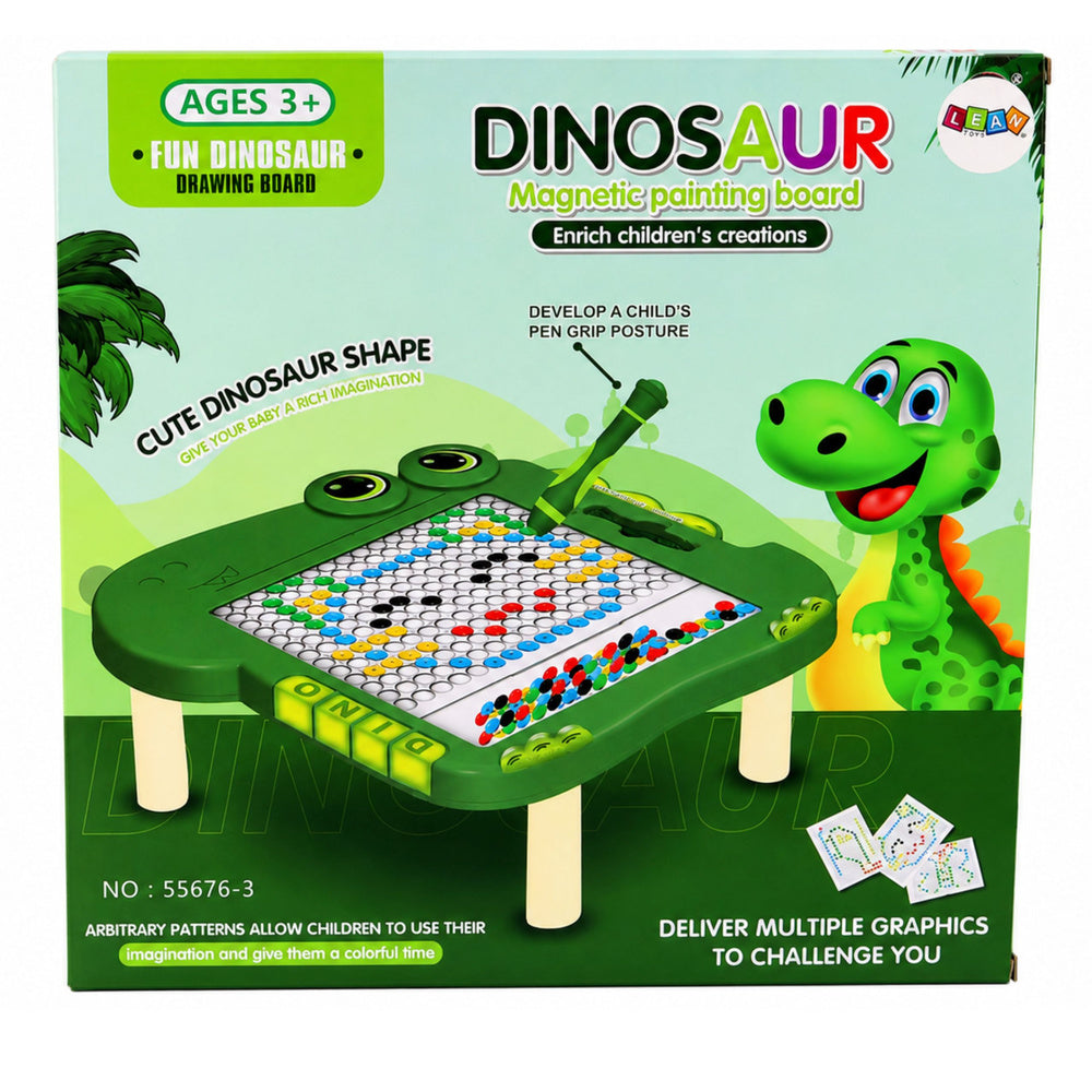Edukativna magnetna ploča Dinosaur - zelena