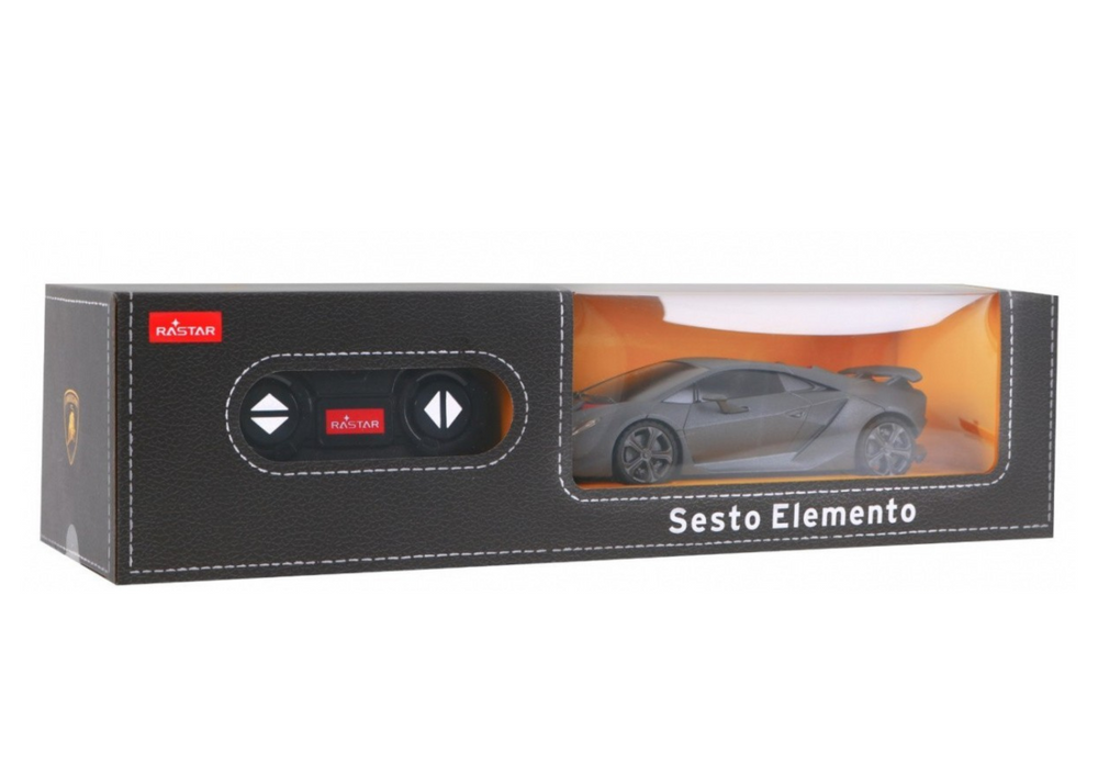 Licencirani auto na daljinsko upravljanje Lamborghini Sesto Elemento 1:24 - sivi
