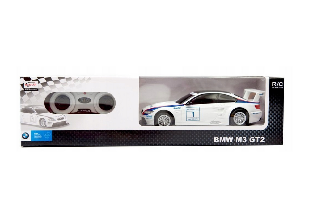 Licencirani auto na daljinsko upravljanje BMW M3 GT2 - bijeli