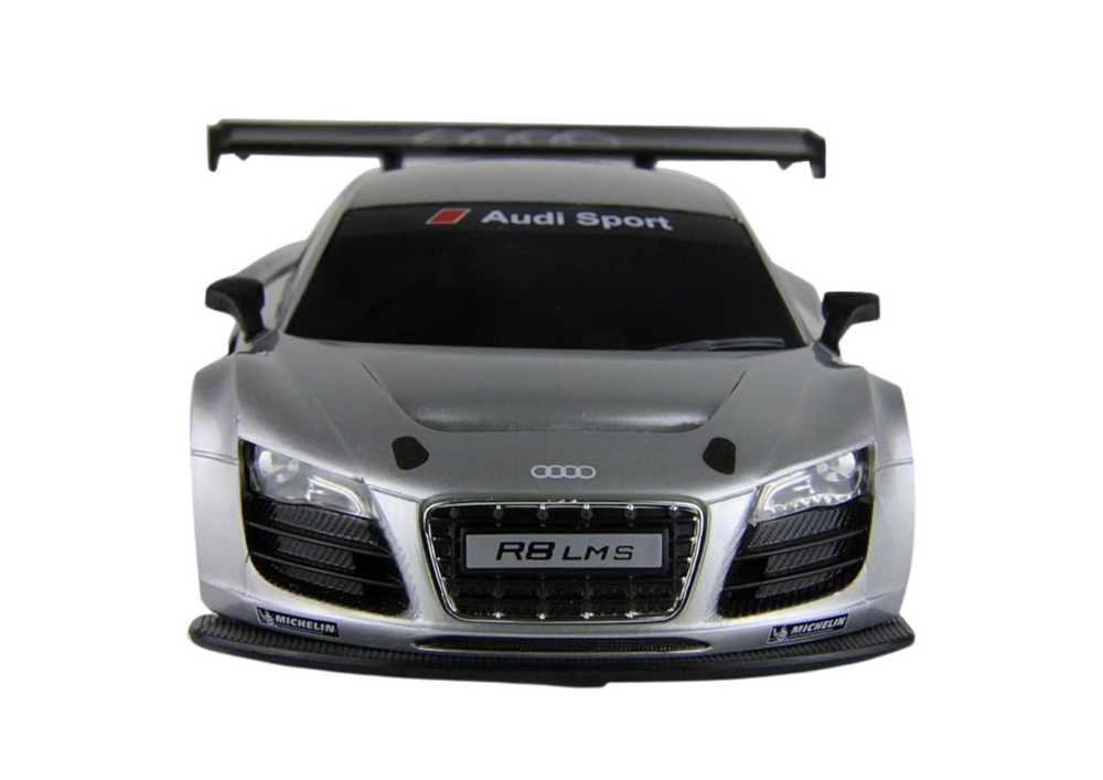 Licencirani auto na daljinsko upravljanje AUDI R8 LMS 1:24 - srebrni
