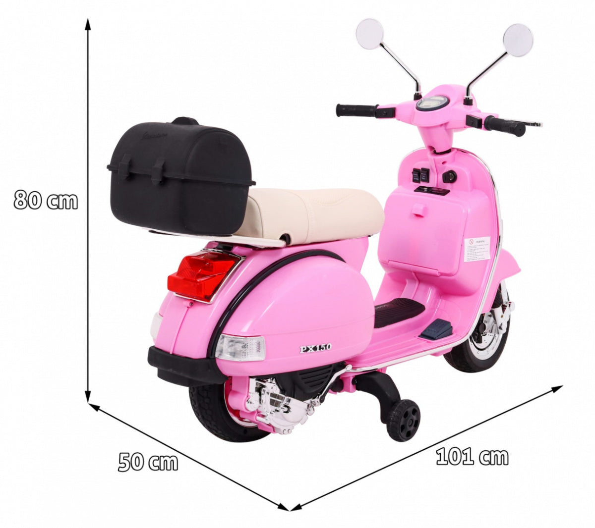 Licencirani motor na akumulator Vespa - roza