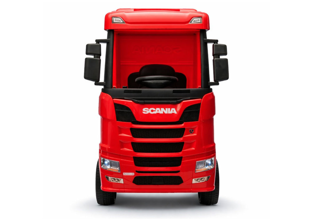 Licencirani kamion na akumulator Scania 500R HL698 4x4 - crveni/lakirani