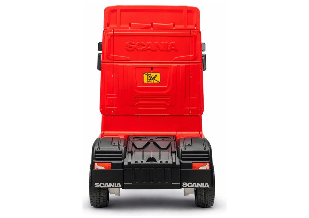 Licencirani kamion na akumulator Scania 500R HL698 4x4 - crveni/lakirani